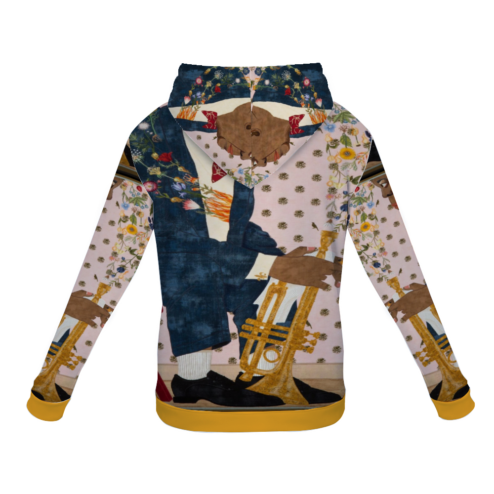 Customizable Unisex All Over Print Plush Hoodies with Pockets