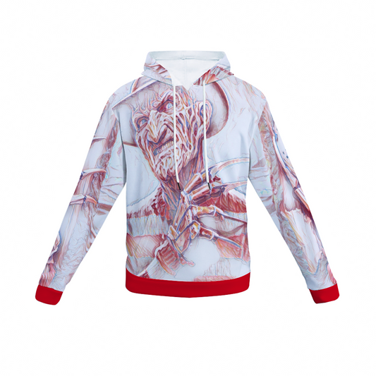 Customizable Unisex All Over Print Plush Hoodies with Pockets