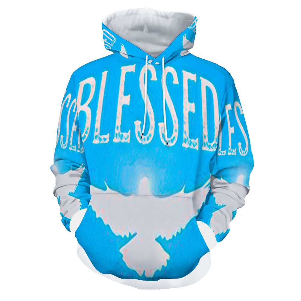 Customizable Unisex All Over Print Plush Hoodies with Pockets