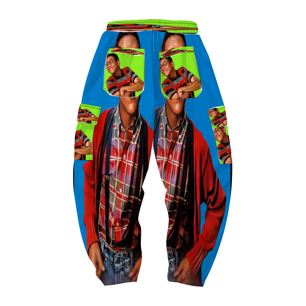 Custom Unisex All Over Print Long Casual Baggy Jogger Pants