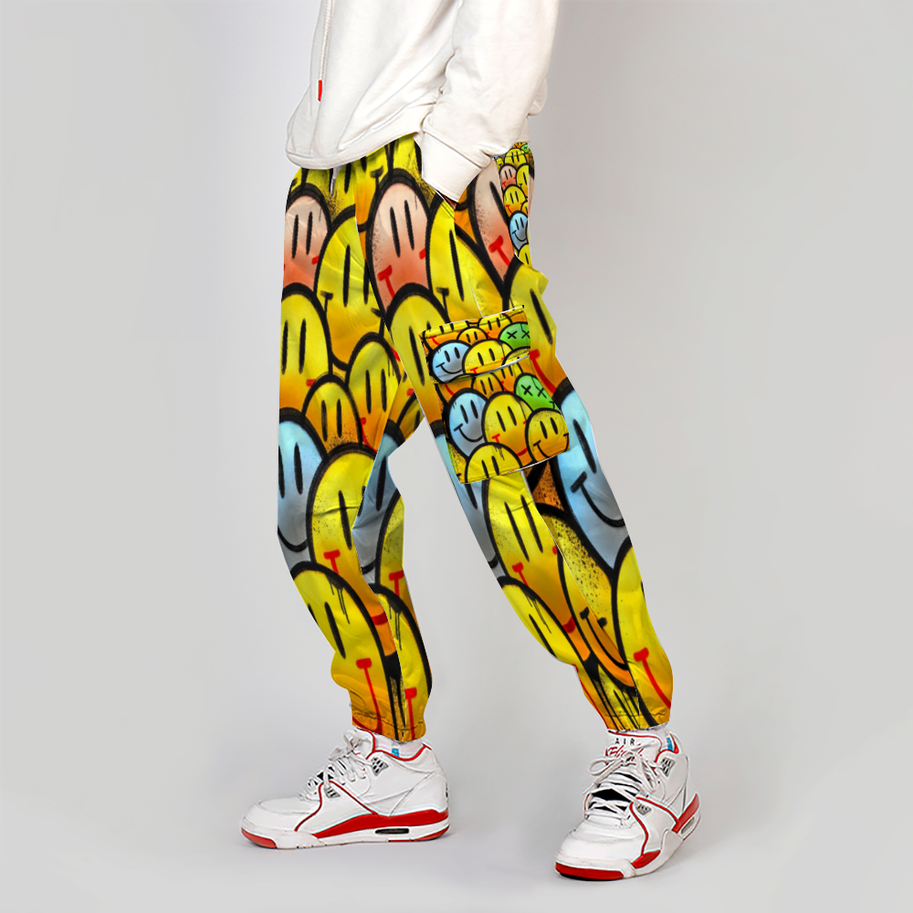 Custom Unisex All Over Print Long Casual Baggy Jogger Pants