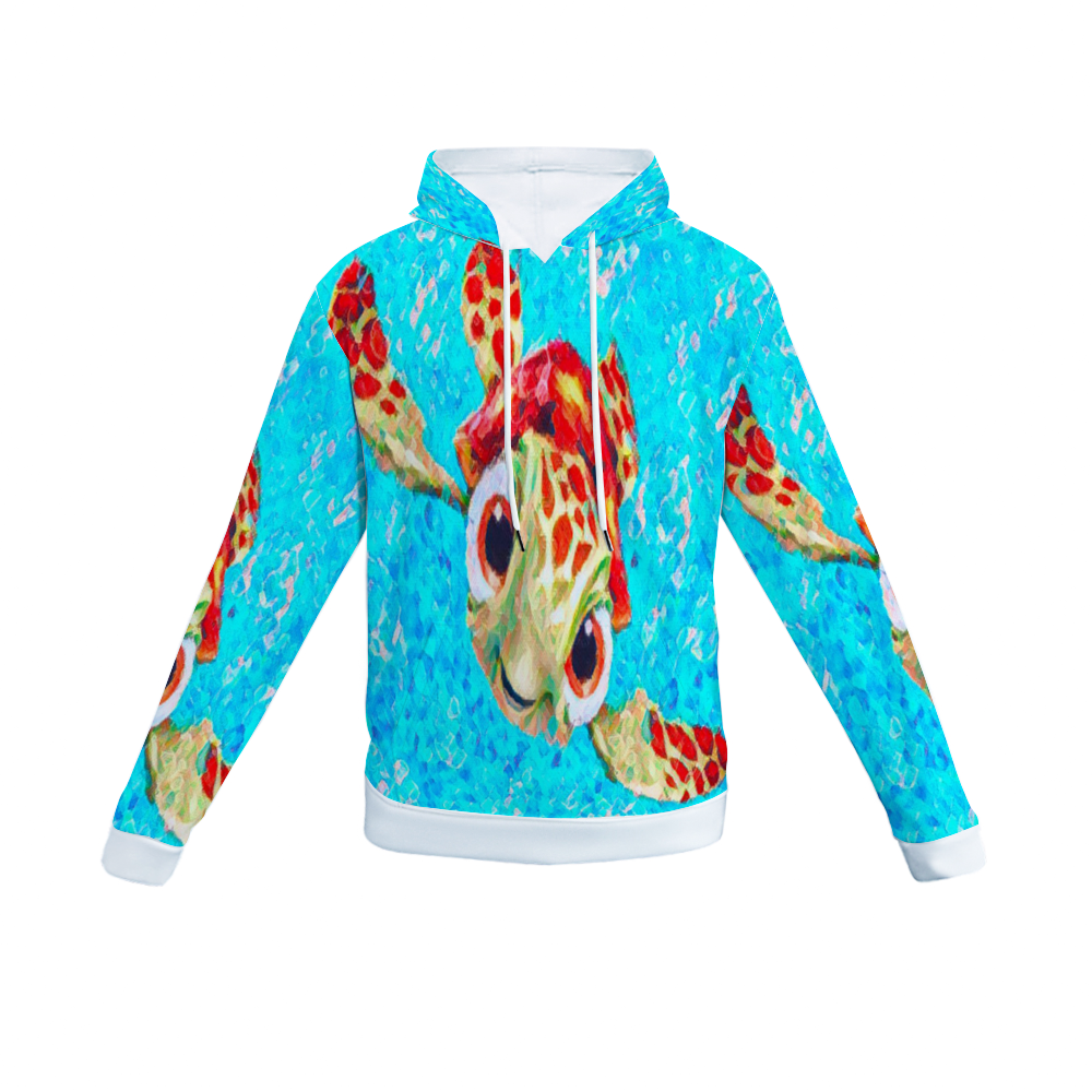 Customizable Unisex All Over Print Plush Hoodies with Pockets