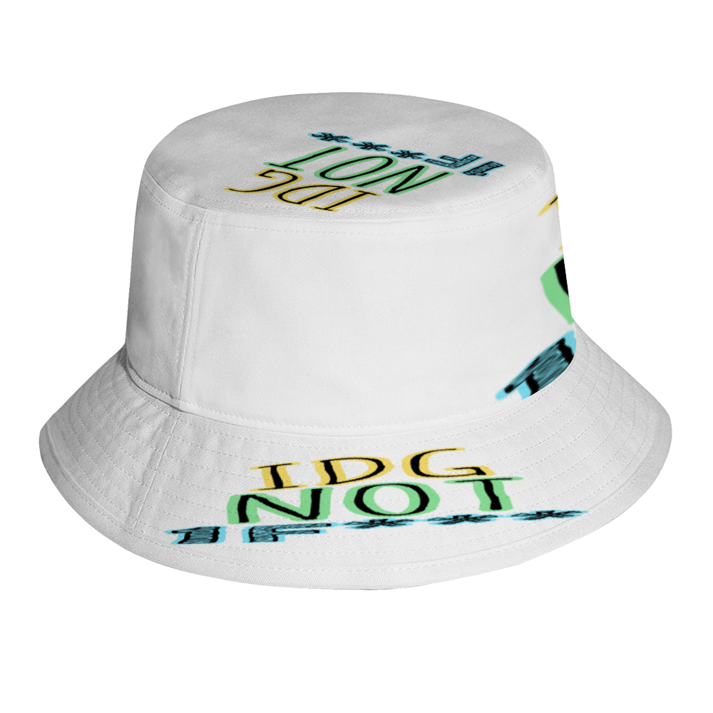 Custom Hats All Over Print Bucket Hat with Customized Under Brim