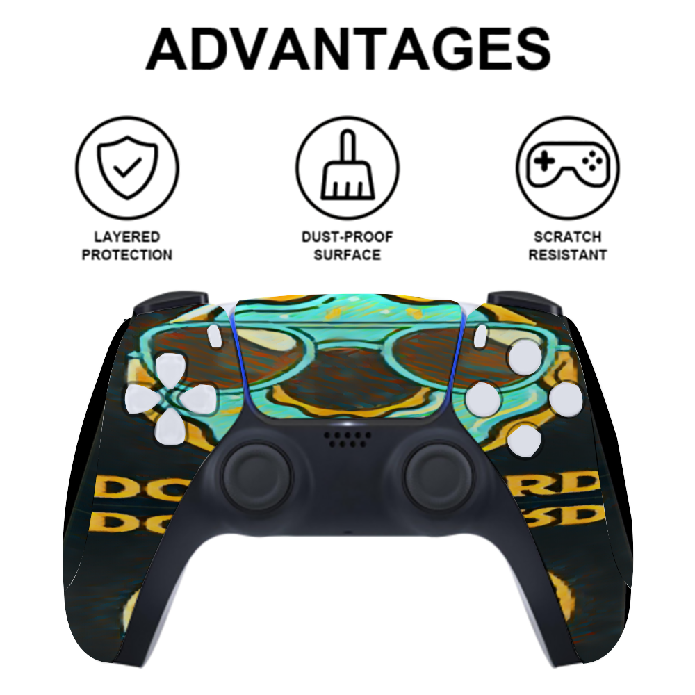 Custom  Sticker for PS5 Controller PS5 Console Sticker  Digital Version and Disc Version