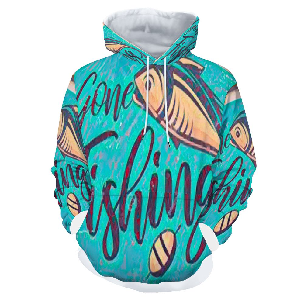 Customizable Unisex All Over Print Plush Hoodies with Pockets