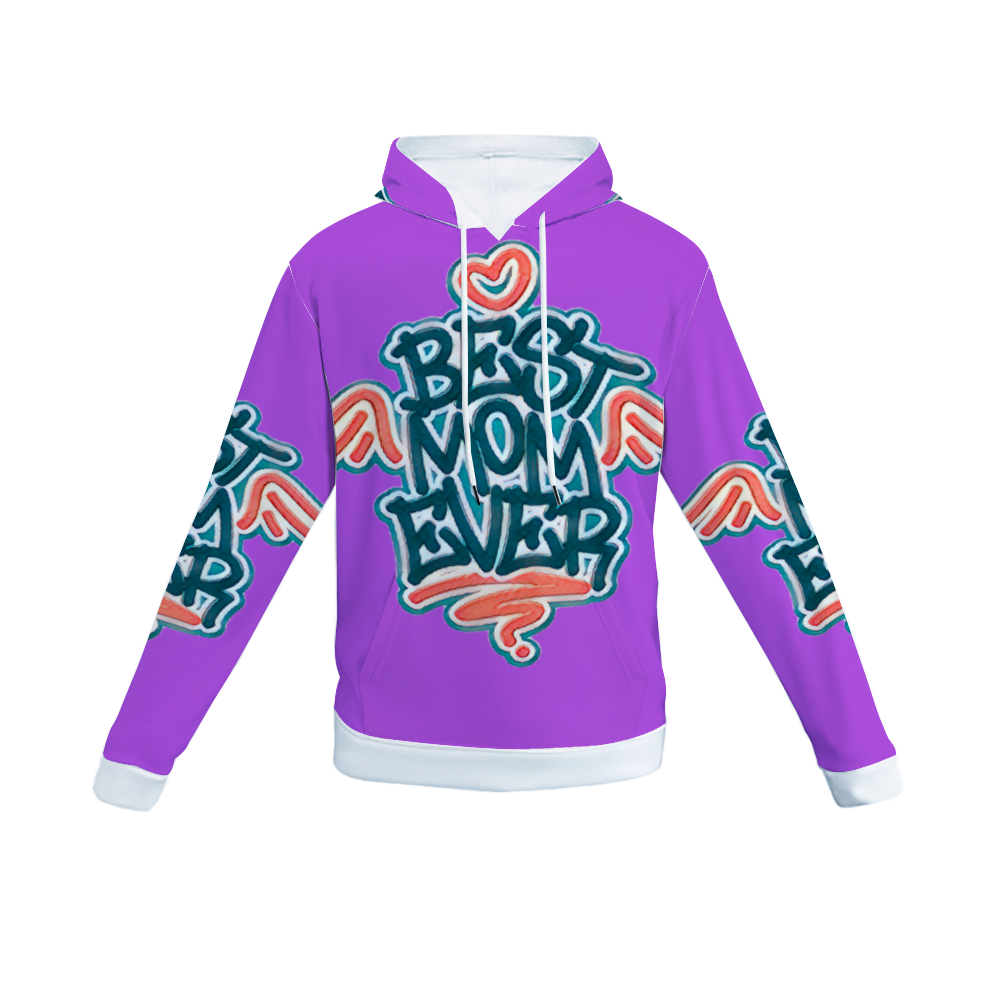 Customizable Unisex All Over Print Plush Hoodies with Pockets