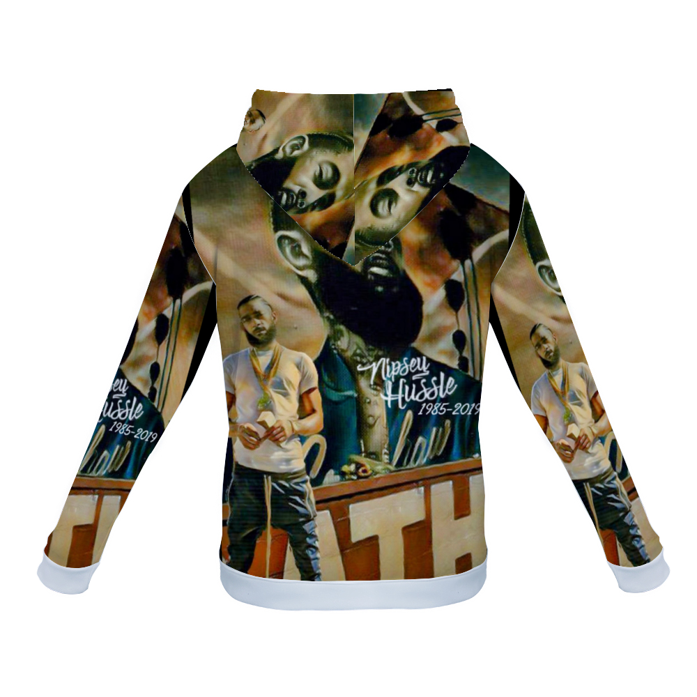 Customizable Unisex All Over Print Plush Hoodies with Pockets