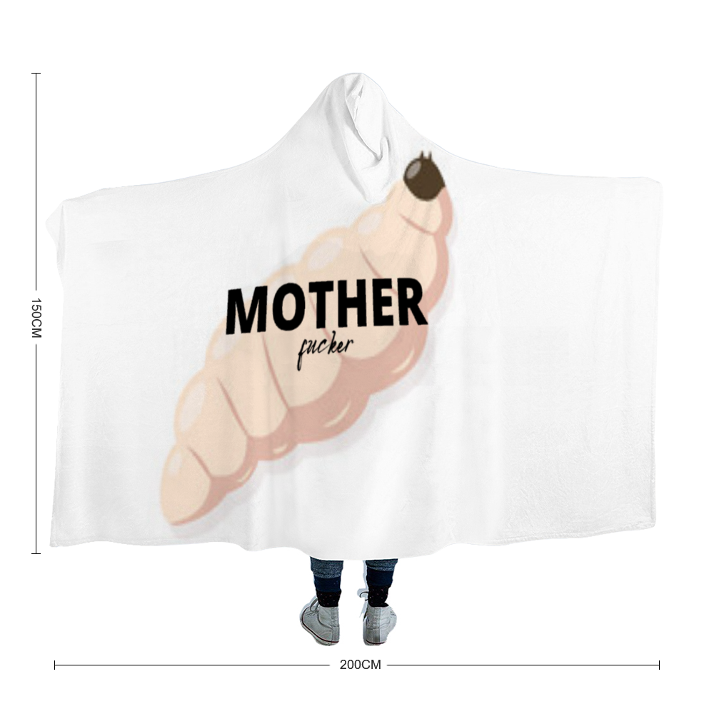 Custom Fleece Hooded Blankets Oversized Hooded blankets for adults