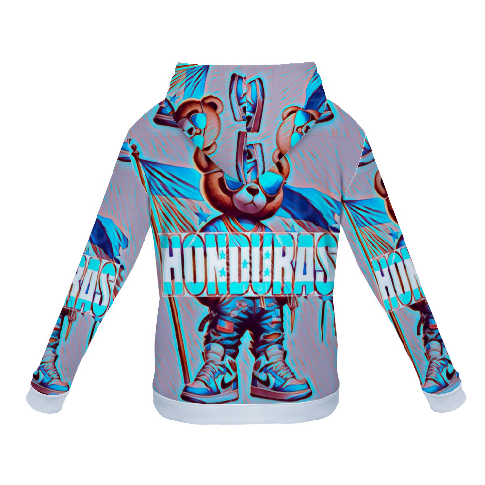 Customizable Unisex All Over Print Plush Hoodies with Pockets