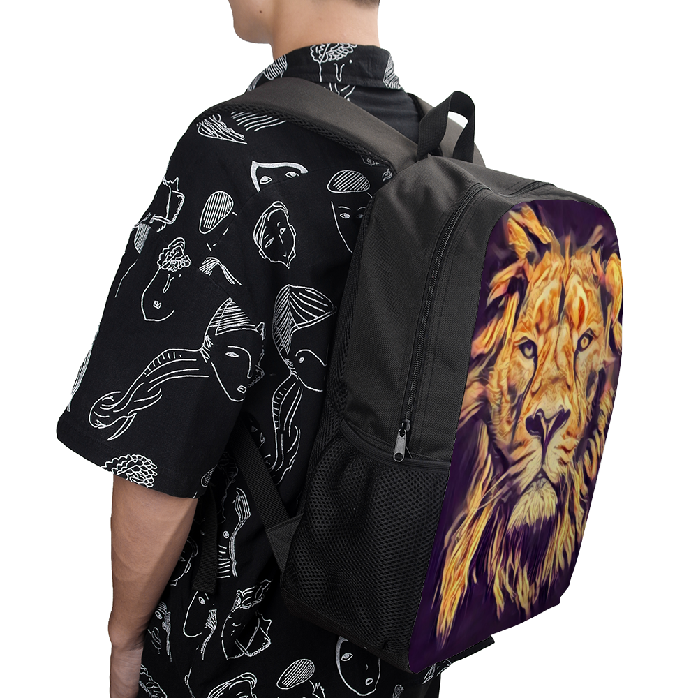 Custom Bag Travel Backpack Fashion Shoulders Bag 12.6" x 16.9" x 5.5"