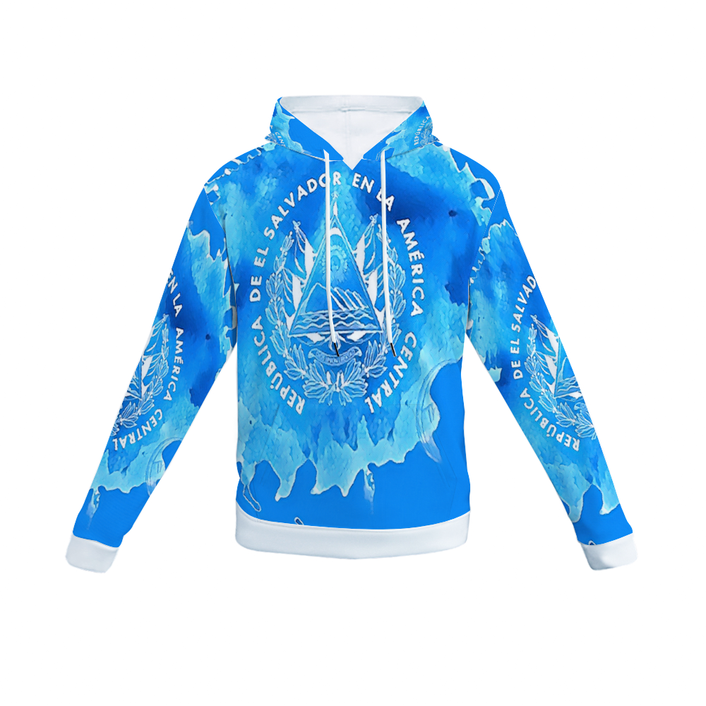 Customizable Unisex All Over Print Plush Hoodies with Pockets