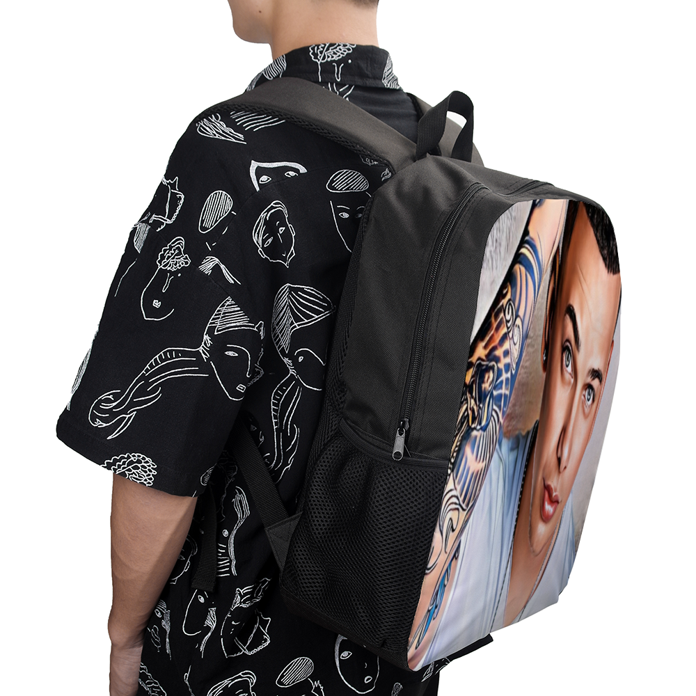 Custom Bag Travel Backpack Fashion Shoulders Bag 12.6" x 16.9" x 5.5"