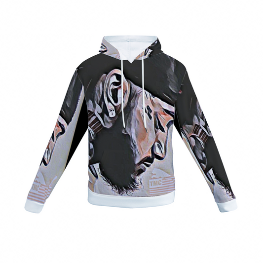 Customizable Unisex All Over Print Plush Hoodies with Pockets