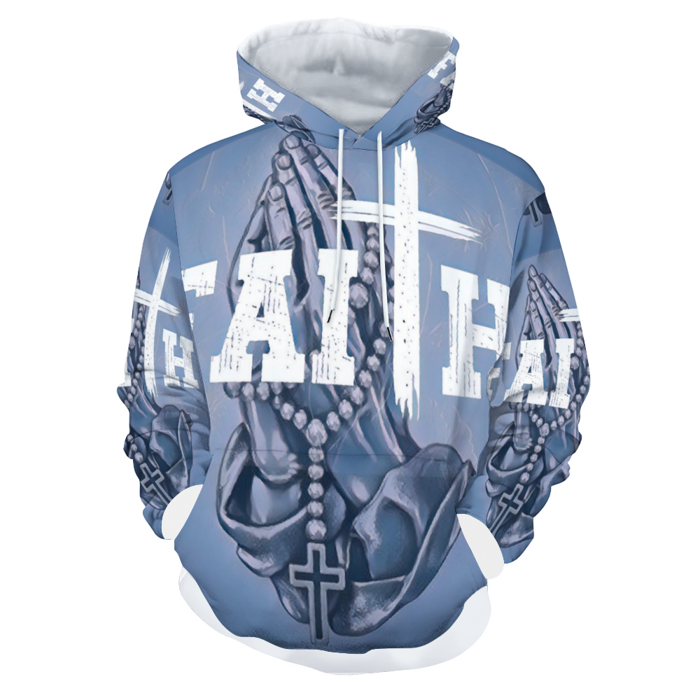 Customizable Unisex All Over Print Plush Hoodies with Pockets