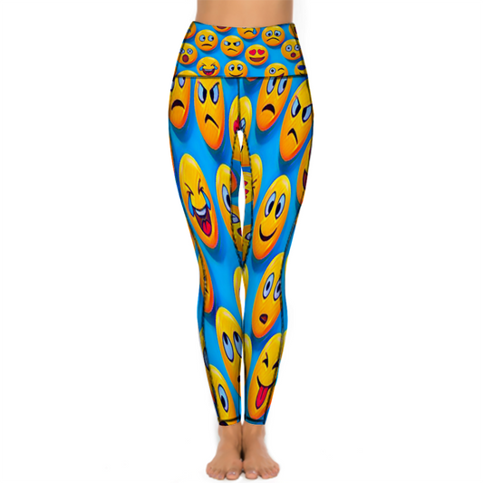 Custom Women's All Over Printed High Waist Yoga Skinny Pants