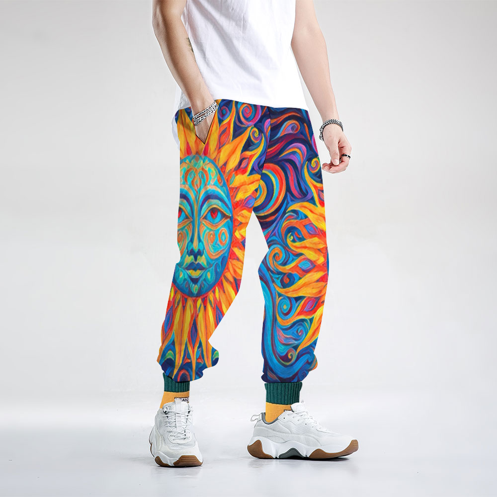 Custom Unisex All Over Print Long Casual Baggy Jogger Pants