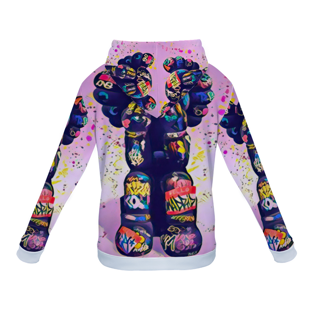 Customizable Unisex All Over Print Plush Hoodies with Pockets