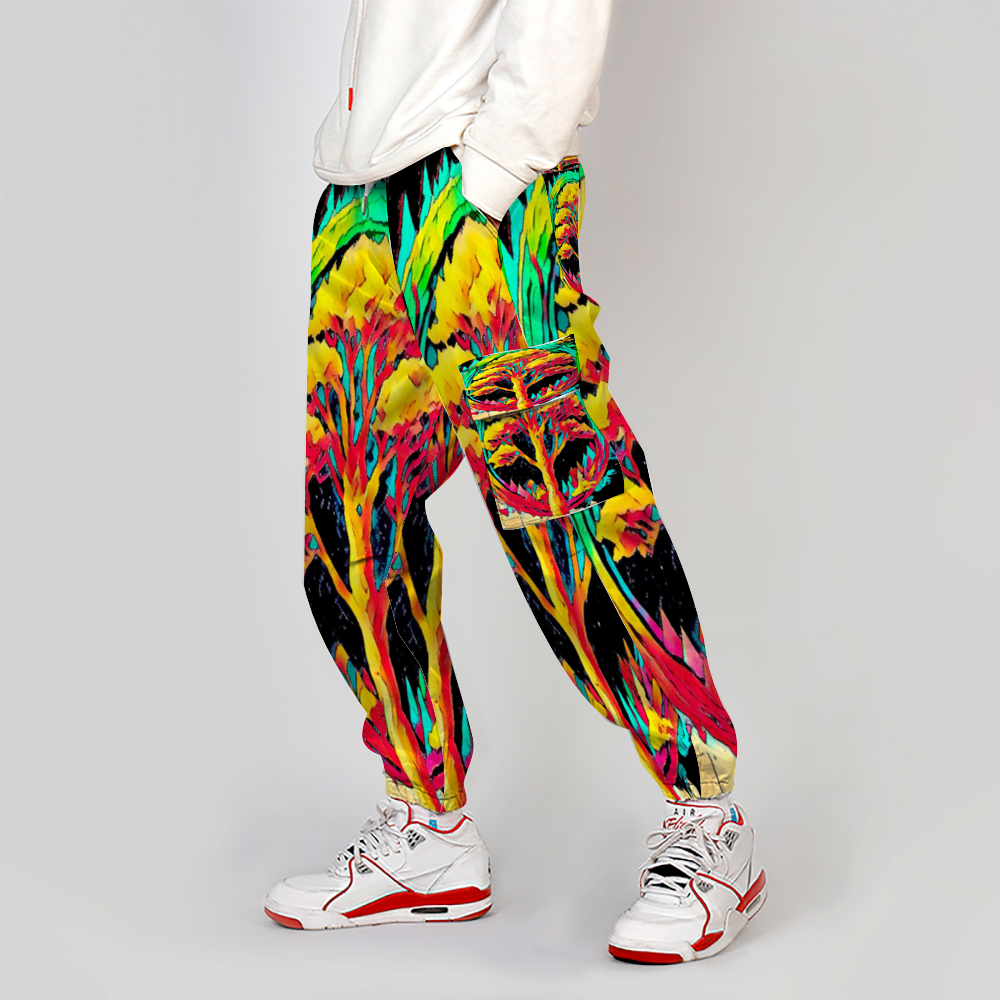 Custom Unisex All Over Print Long Casual Baggy Jogger Pants