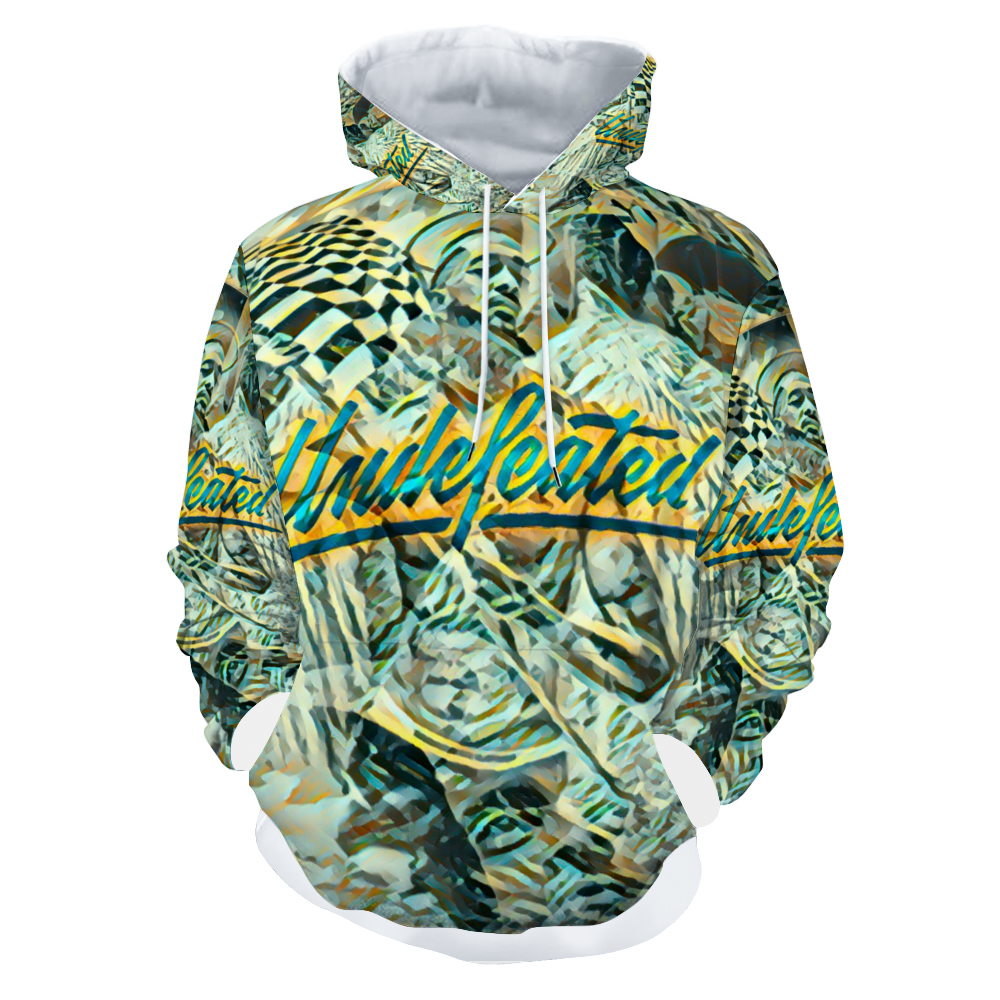 Customizable Unisex All Over Print Plush Hoodies with Pockets