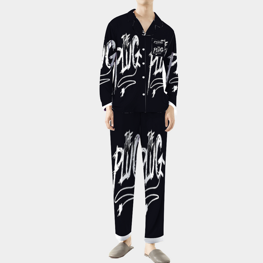 Custom Unisex  All Over Print Long Sleeve Pajamas Set of Shirt & Pants for Adults Sleeper Set Lounge Clothing