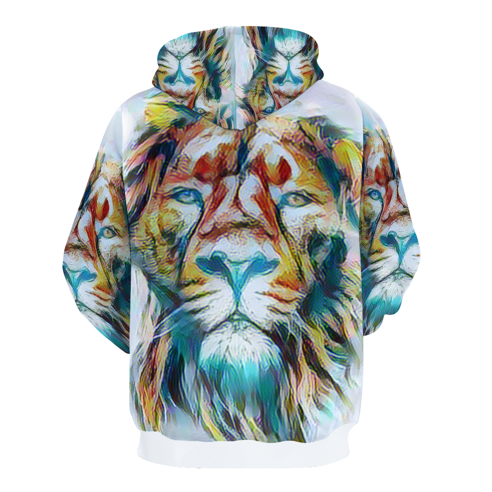 Customizable Unisex All Over Print Plush Hoodies with Pockets