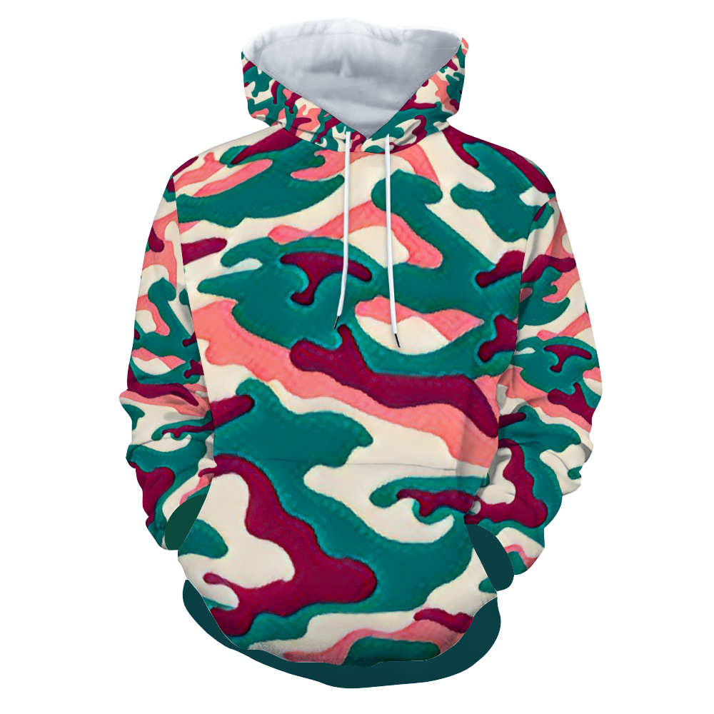 Customizable Unisex All Over Print Plush Hoodies with Pockets