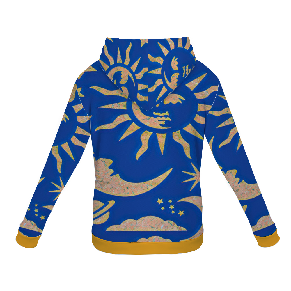 Customizable Unisex All Over Print Plush Hoodies with Pockets