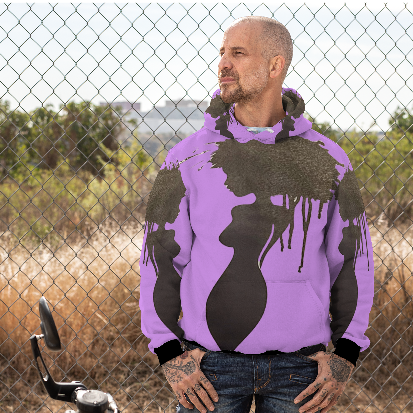 Customizable Unisex All Over Print Plush Hoodies with Pockets