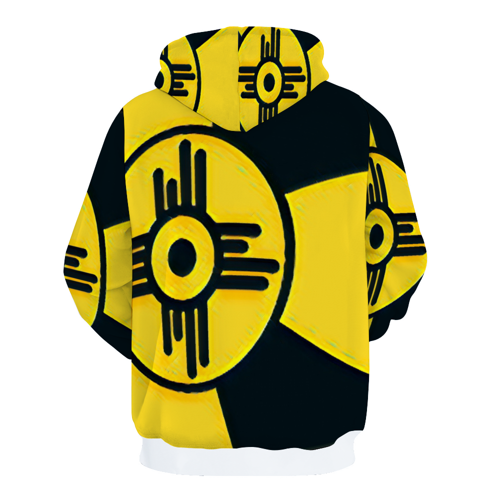 Customizable Unisex All Over Print Plush Hoodies with Pockets