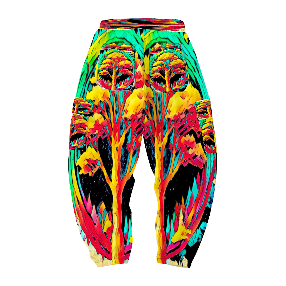 Custom Unisex All Over Print Long Casual Baggy Jogger Pants