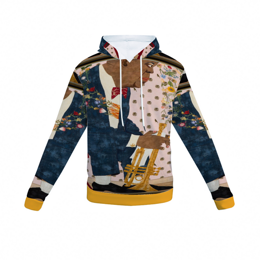 Customizable Unisex All Over Print Plush Hoodies with Pockets