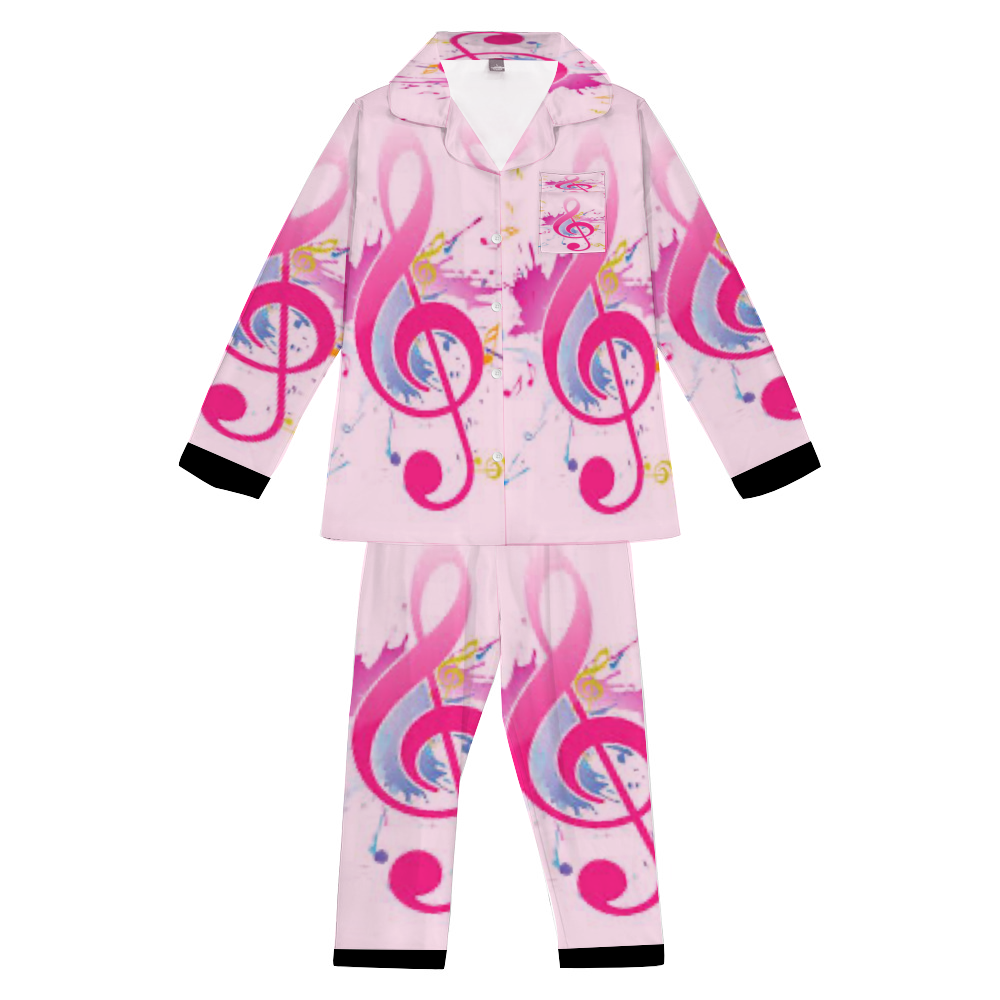 Custom Unisex  All Over Print Long Sleeve Pajamas Set of Shirt & Pants for Adults Sleeper Set Lounge Clothing