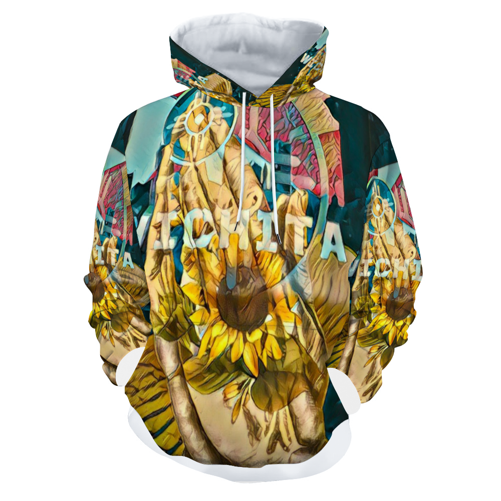 Customizable Unisex All Over Print Plush Hoodies with Pockets