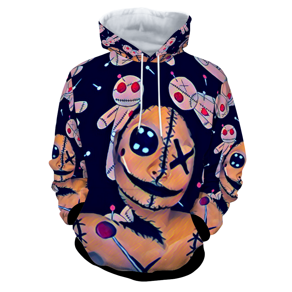 Customizable Unisex All Over Print Plush Hoodies with Pockets