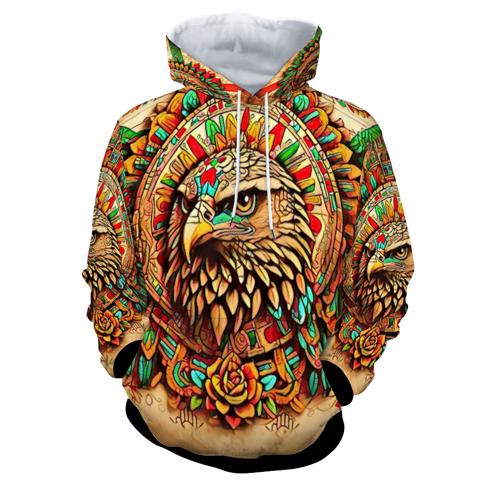 Customizable Unisex All Over Print Plush Hoodies with Pockets