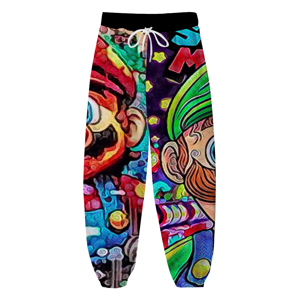 Custom Unisex All Over Print Long Casual Baggy Jogger Pants