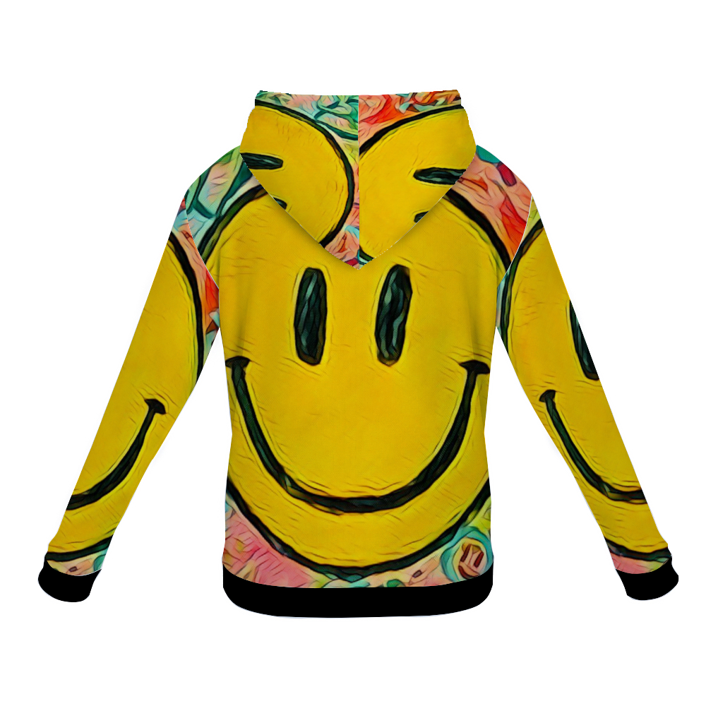 Customizable Unisex All Over Print Plush Hoodies with Pockets