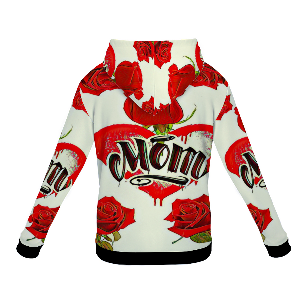 Customizable Unisex All Over Print Plush Hoodies with Pockets