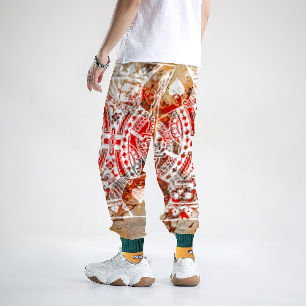 Custom Unisex All Over Print Long Casual Baggy Jogger Pants