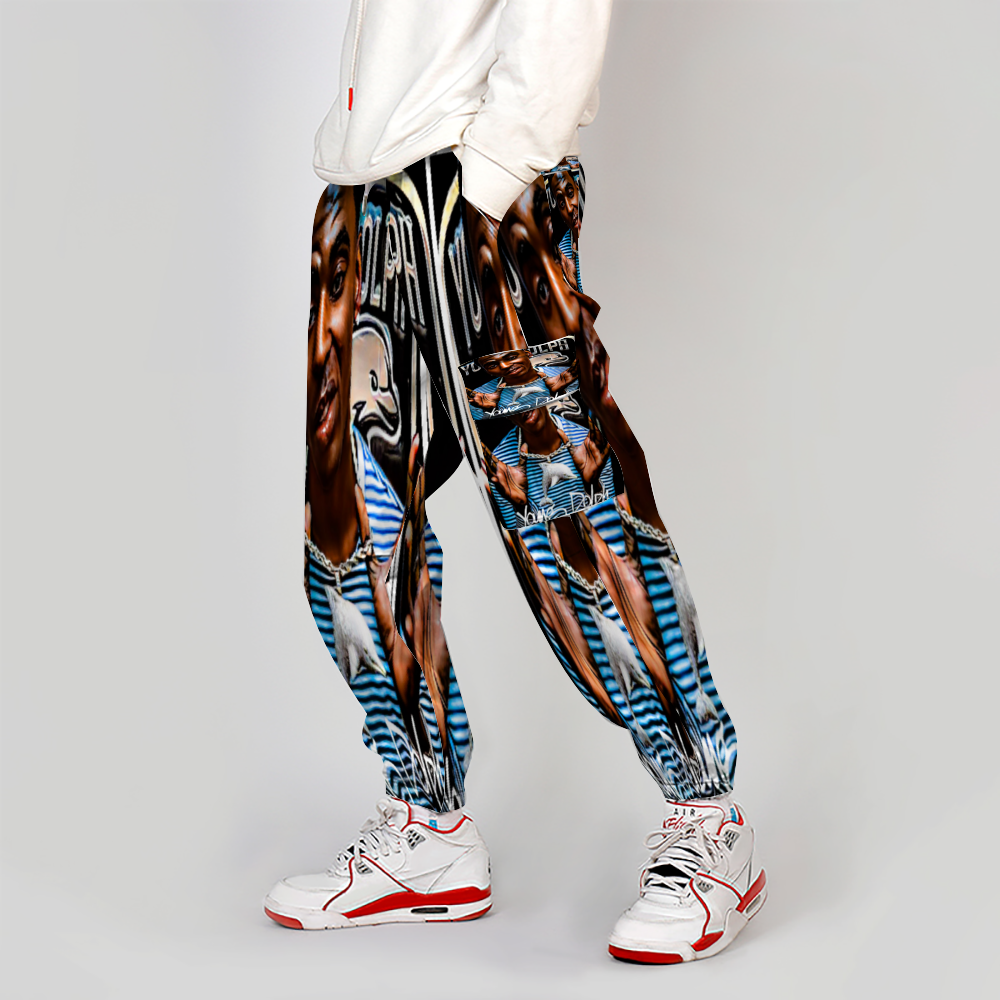 Custom Unisex All Over Print Long Casual Baggy Jogger Pants