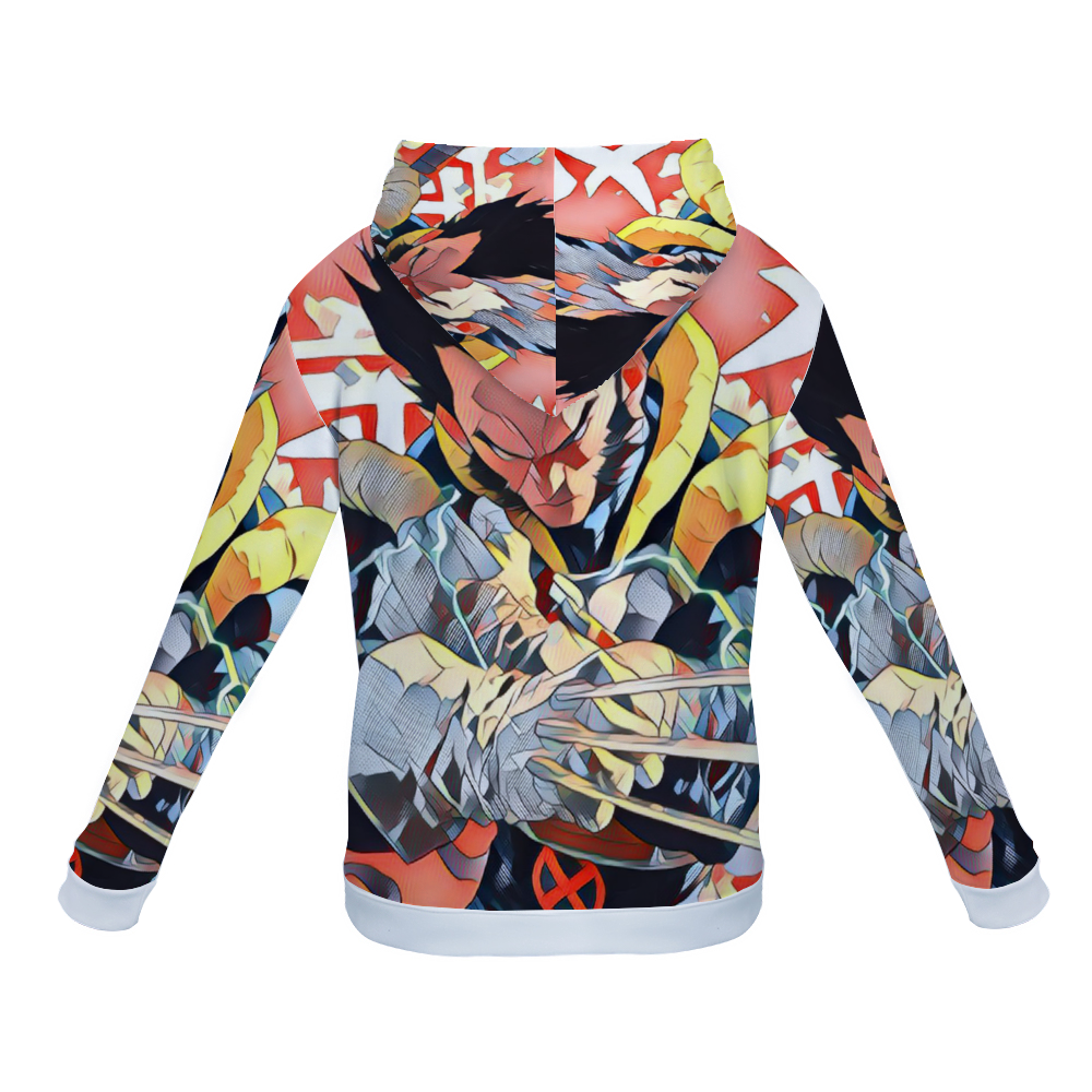 Customizable Unisex All Over Print Plush Hoodies with Pockets