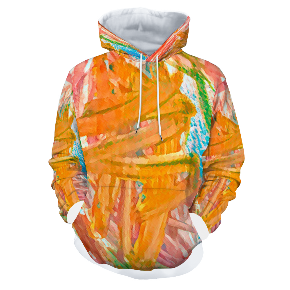 Customizable Unisex All Over Print Plush Hoodies with Pockets