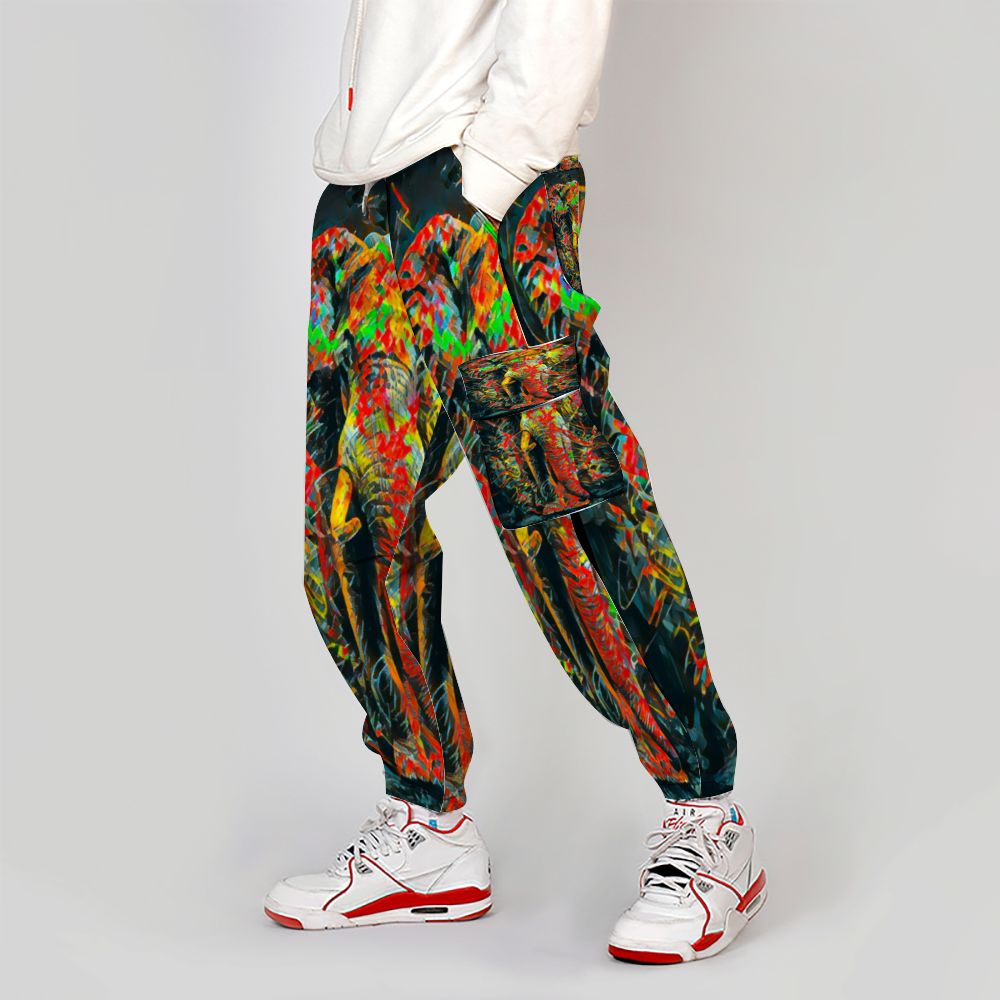 Custom Unisex All Over Print Long Casual Baggy Jogger Pants