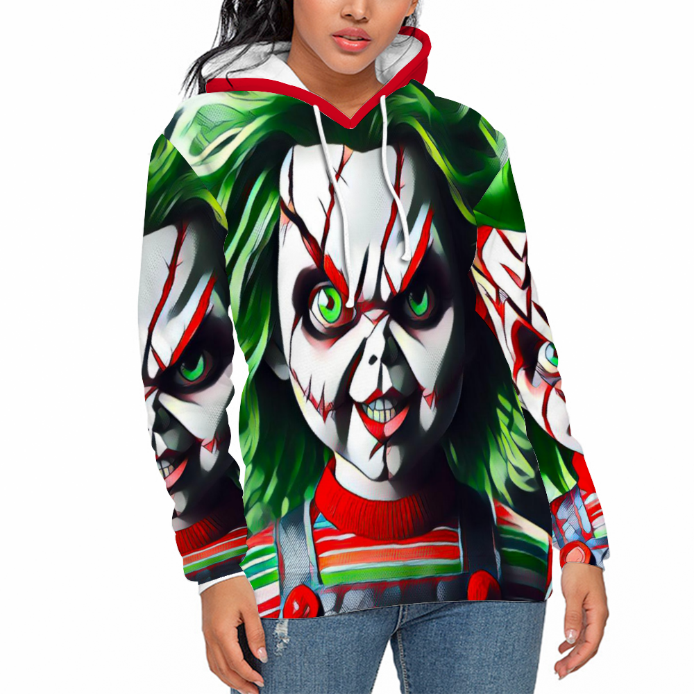 Custom Hoodies Unisex All Over Print Plush Hoodies with Pockets