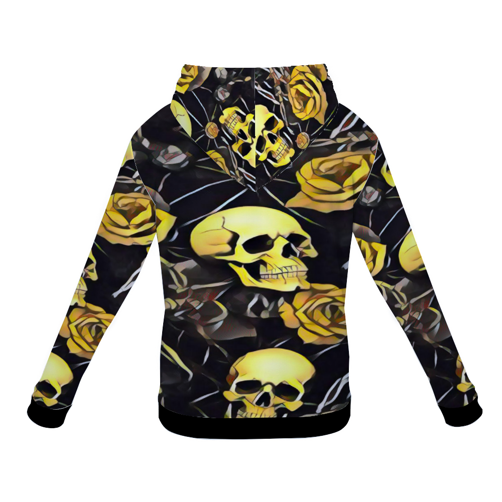 Customizable Unisex All Over Print Plush Hoodies with Pockets