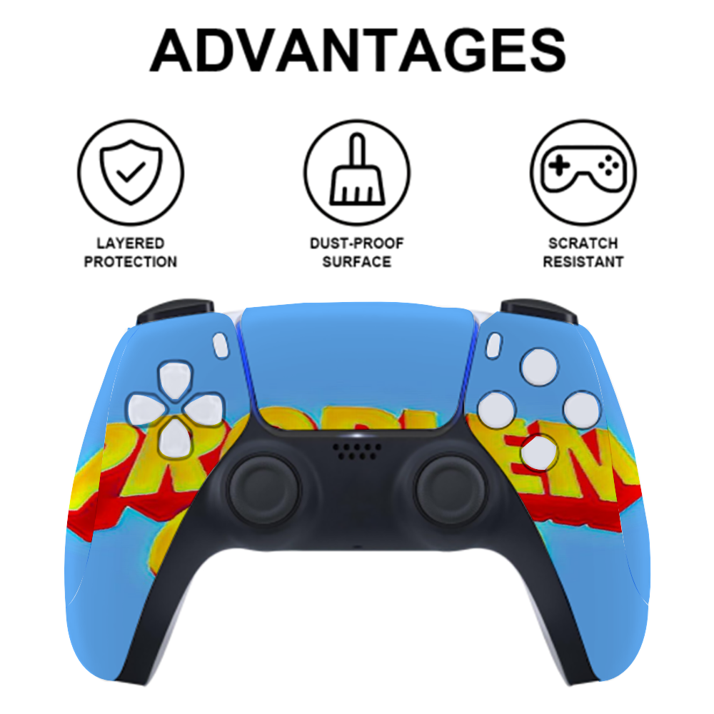 Custom  Sticker for PS5 Controller PS5 Console Sticker  Digital Version and Disc Version