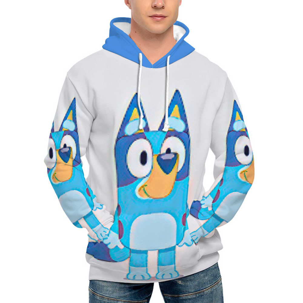 Custom Hoodies Unisex All Over Print Plush Hoodies with Pockets