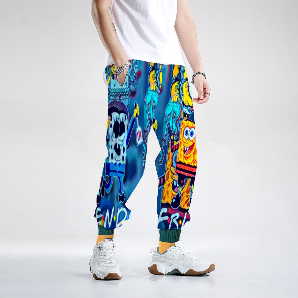 Custom Unisex All Over Print Long Casual Baggy Jogger Pants