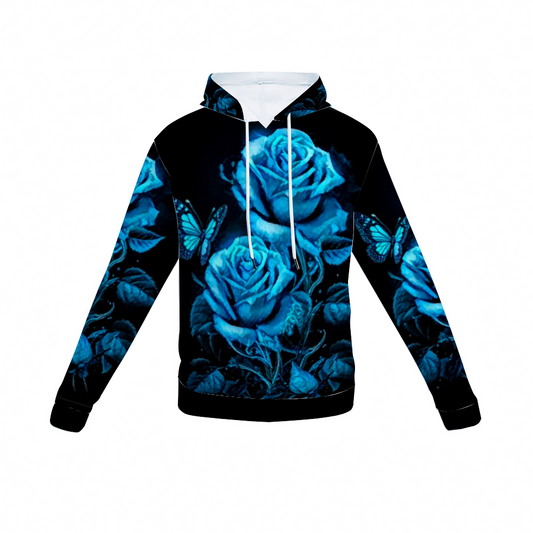 Customizable Unisex All Over Print Plush Hoodies with Pockets