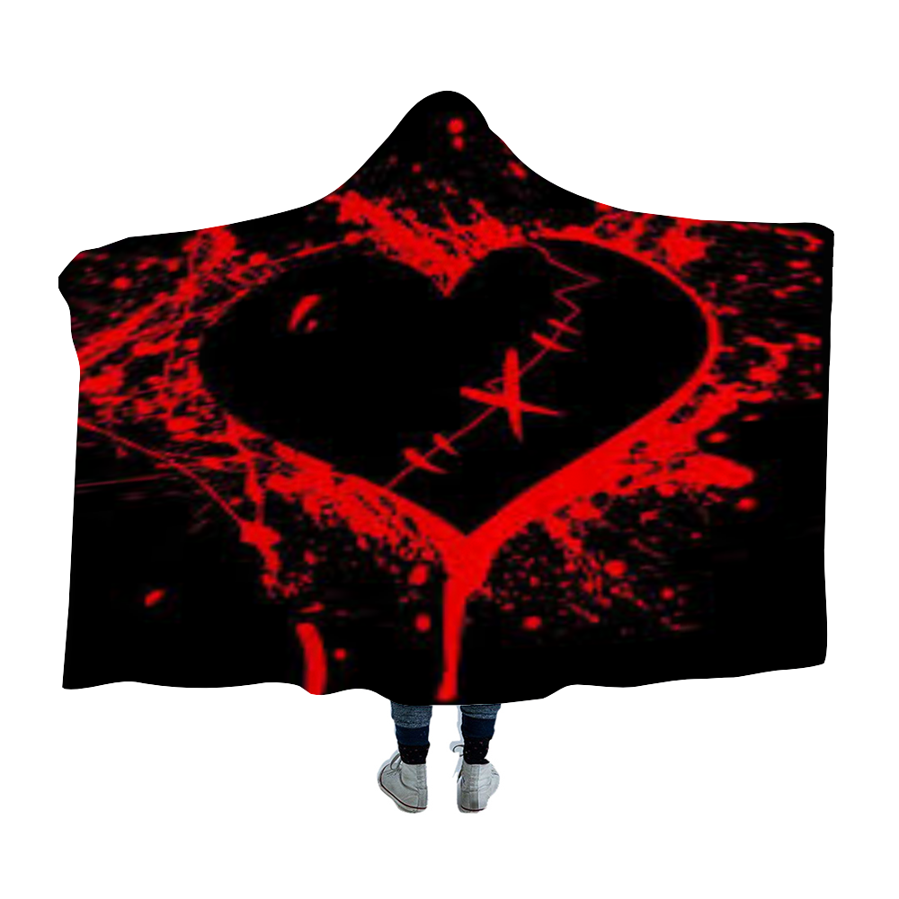 Custom Fleece Hooded Blankets Oversized Hooded blankets for adults